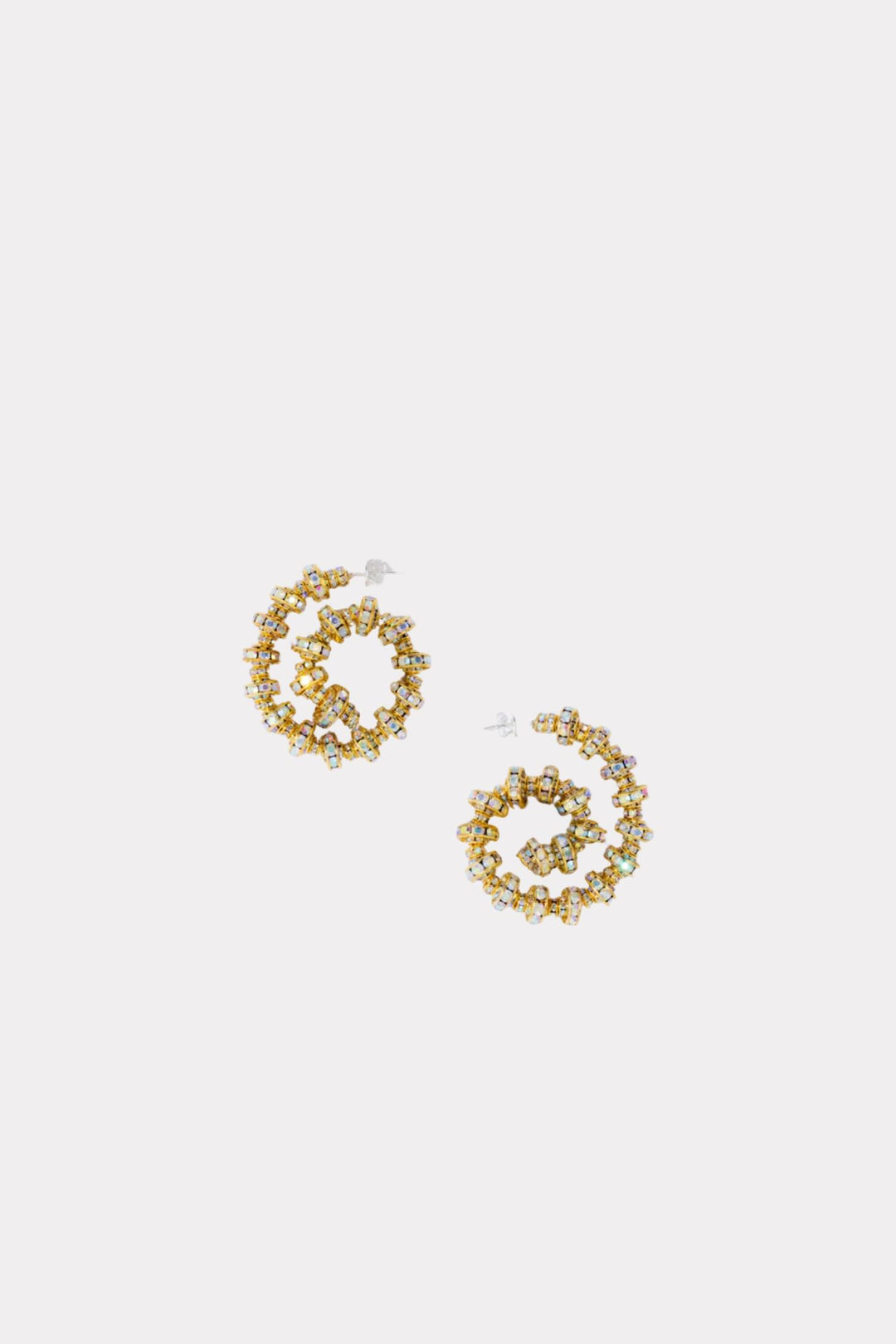 Spiral Hoops- Gold