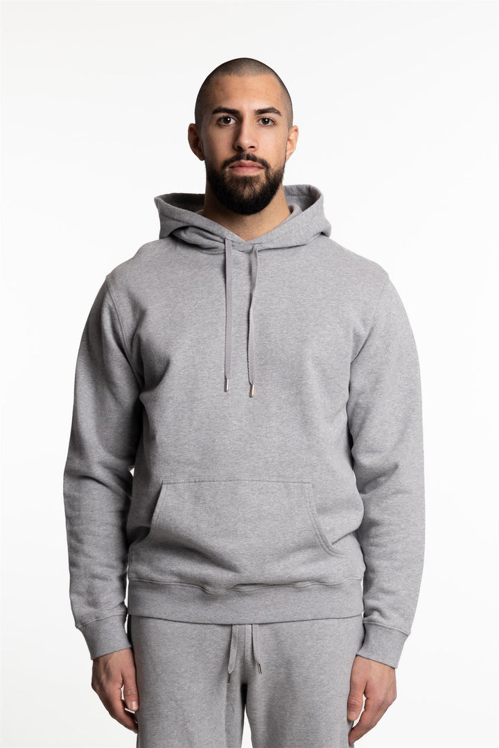 Loopback Overhead Hoody Grey Melange