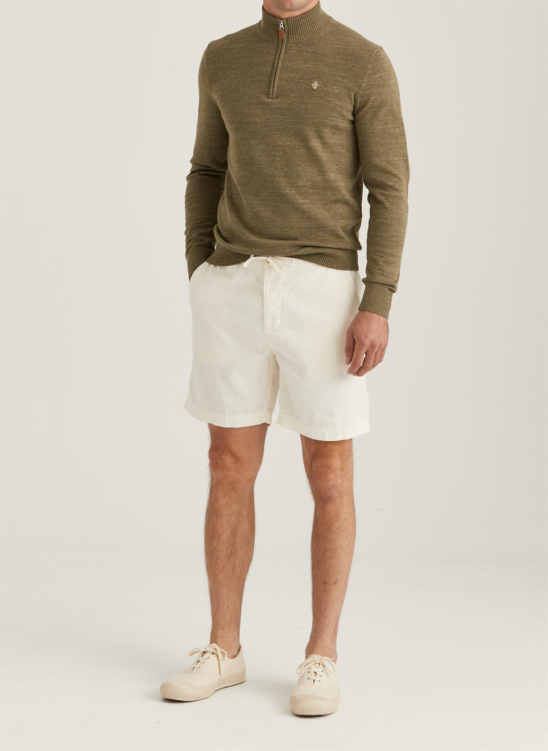 Fenix Cotton/Linen Shorts Off-White
