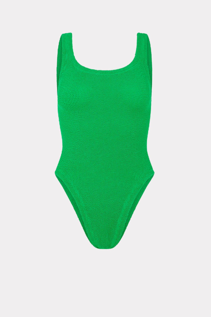 Square neck swim- Emerald green