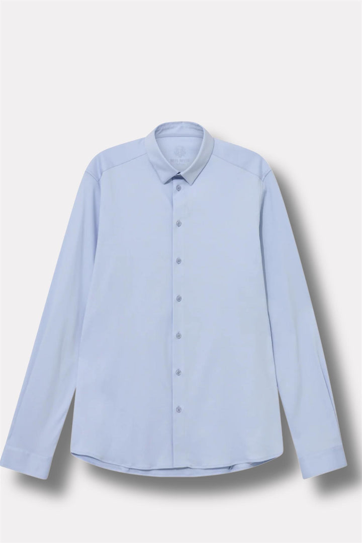 Marco Jersey Shirt Light Blue