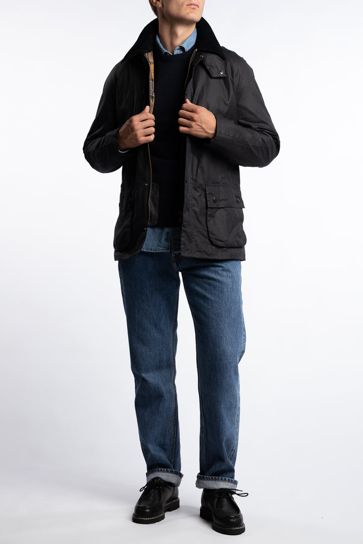 Ashby Wax Jacket Navy