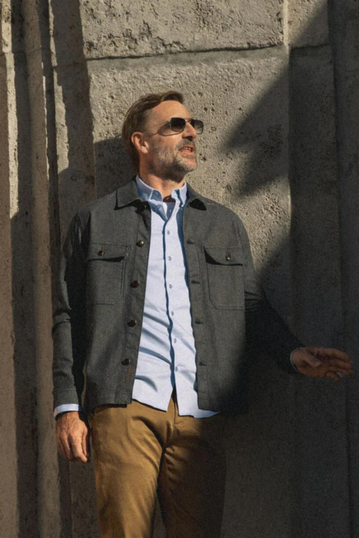 Marco Jersey Shirt Light Blue