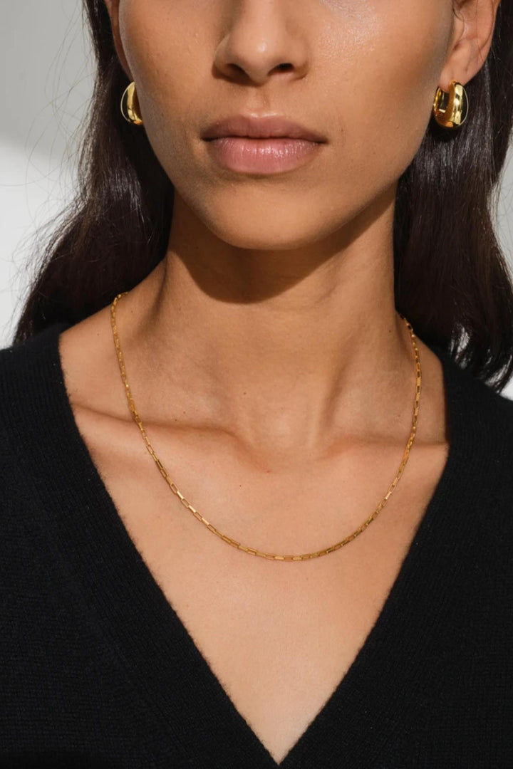 Ice Hoop Medium- Gold