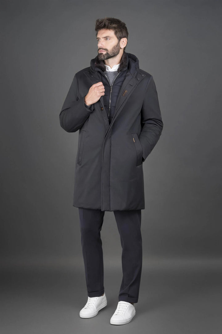 Vannes Parka Dark Blue