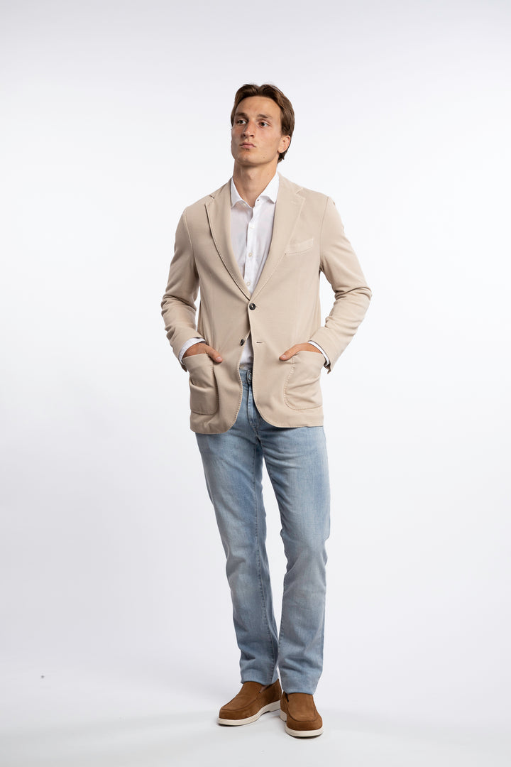 Oxford Blazer Cotton Coconut