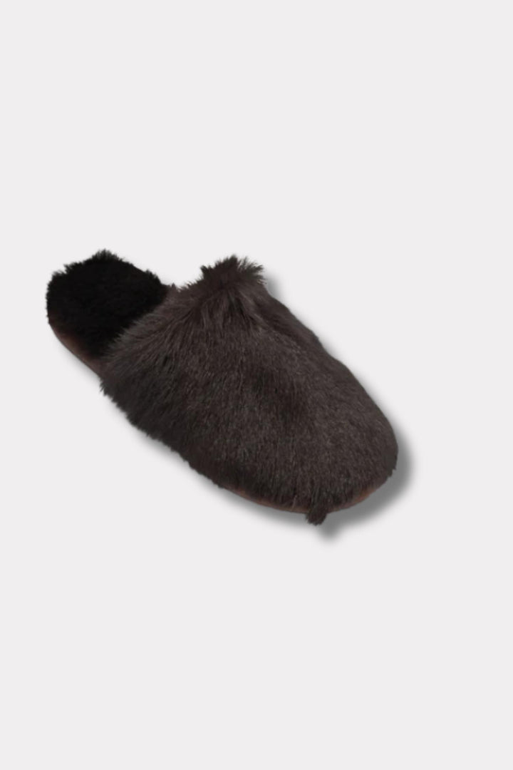 Lodge Slippers- Dark brown