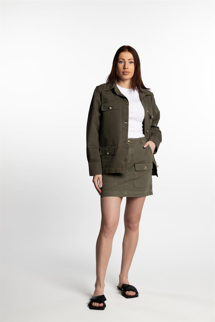 Aliza Skirt- Army Green