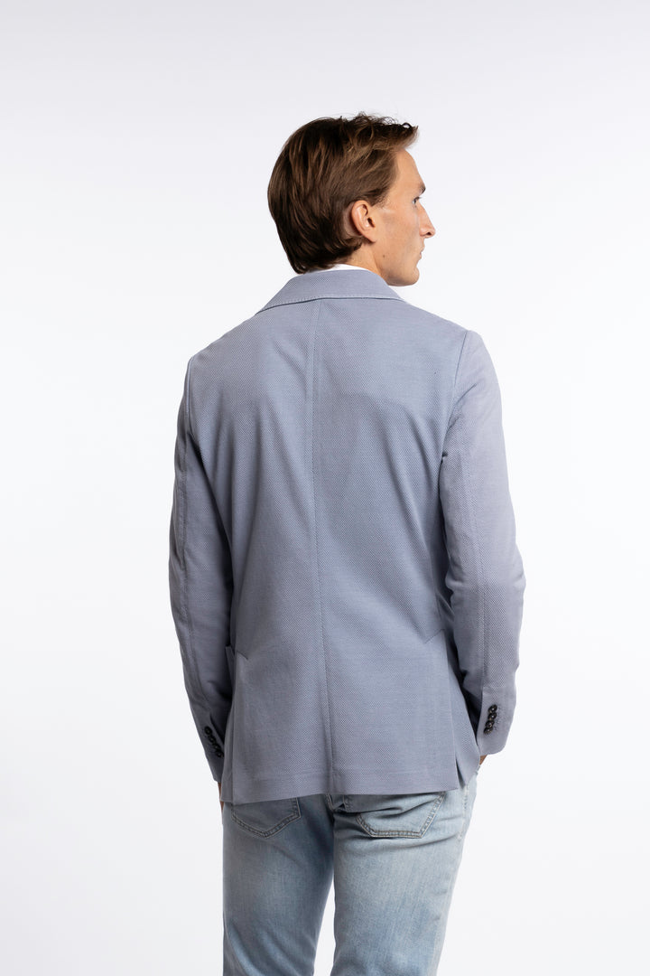 Oxford Blazer Cotton Dark Sky