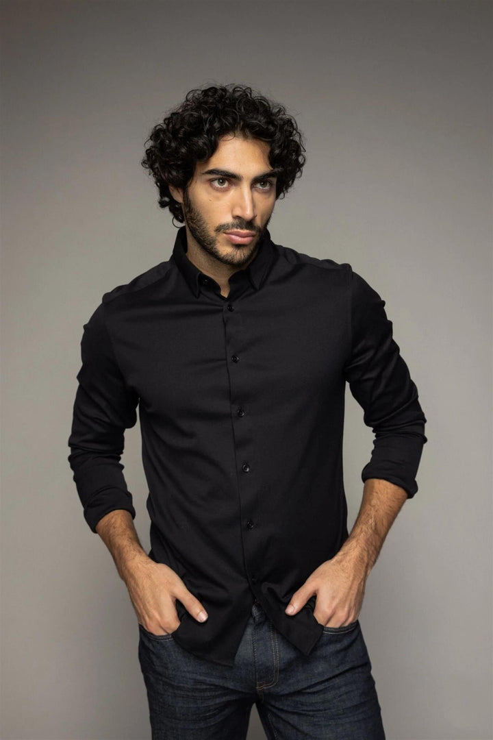 Marco Jersey Shirt Black