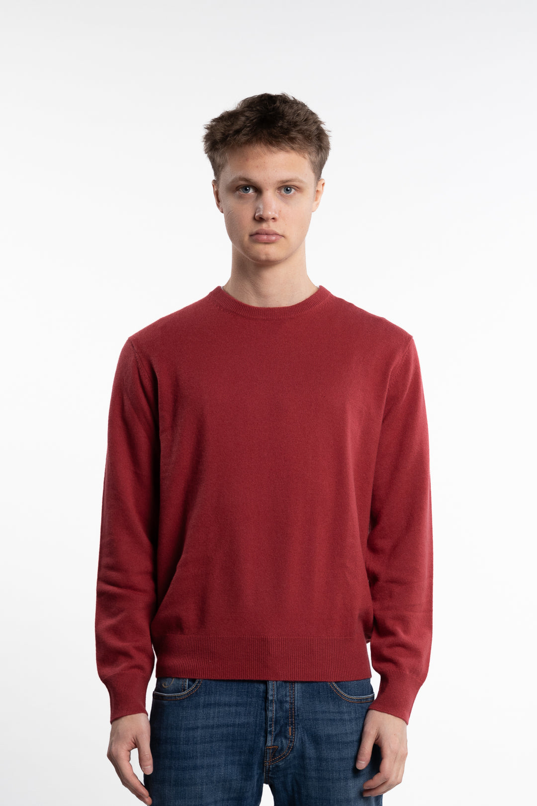 Knitted Cashmere Crewneck Melograno
