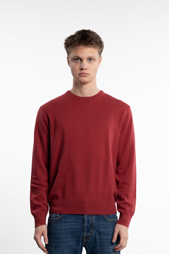 Knitted Cashmere Crewneck Melograno