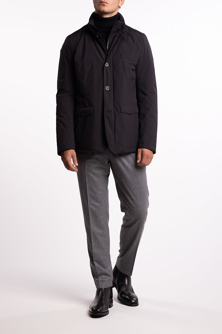 Blazer With Bib In 2-Layer Windstopper Black