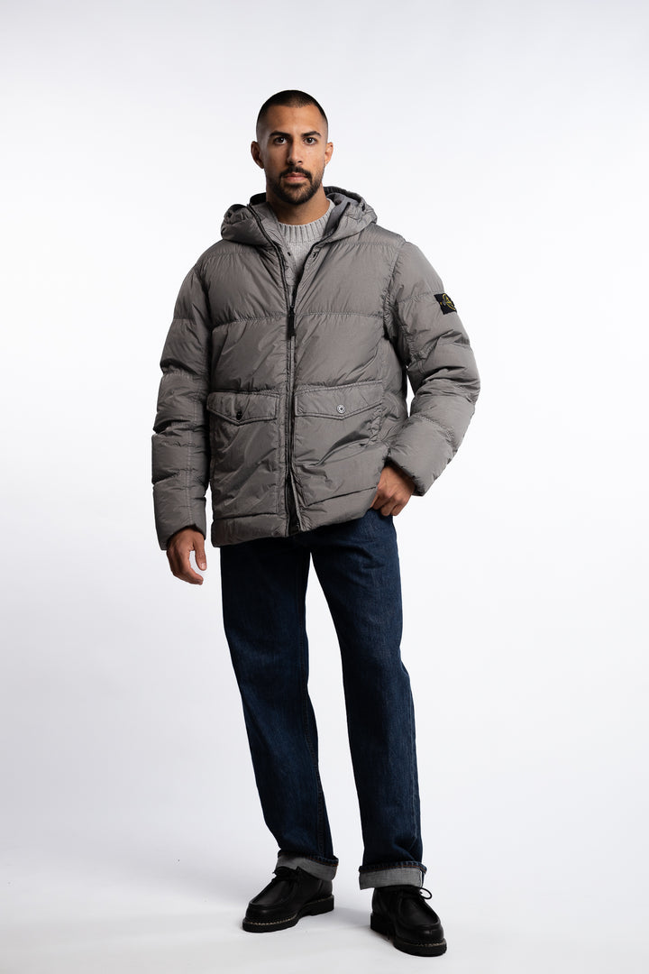 4100011 Garment Dyed Crinkle Reps Ny Cement