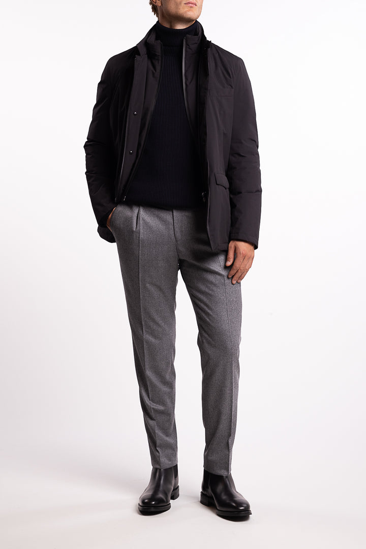 Blazer With Bib In 2-Layer Windstopper Black