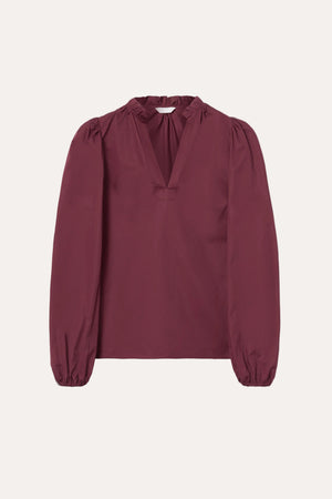 Infinity Blouse Dark Red