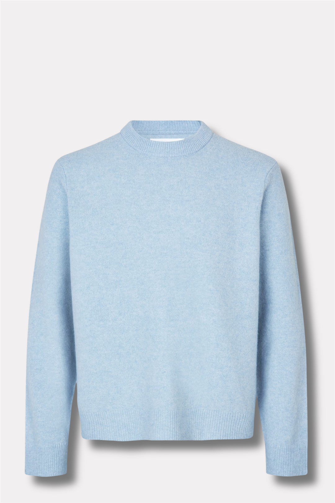 Isak Knit Sweater Subdued Blue
