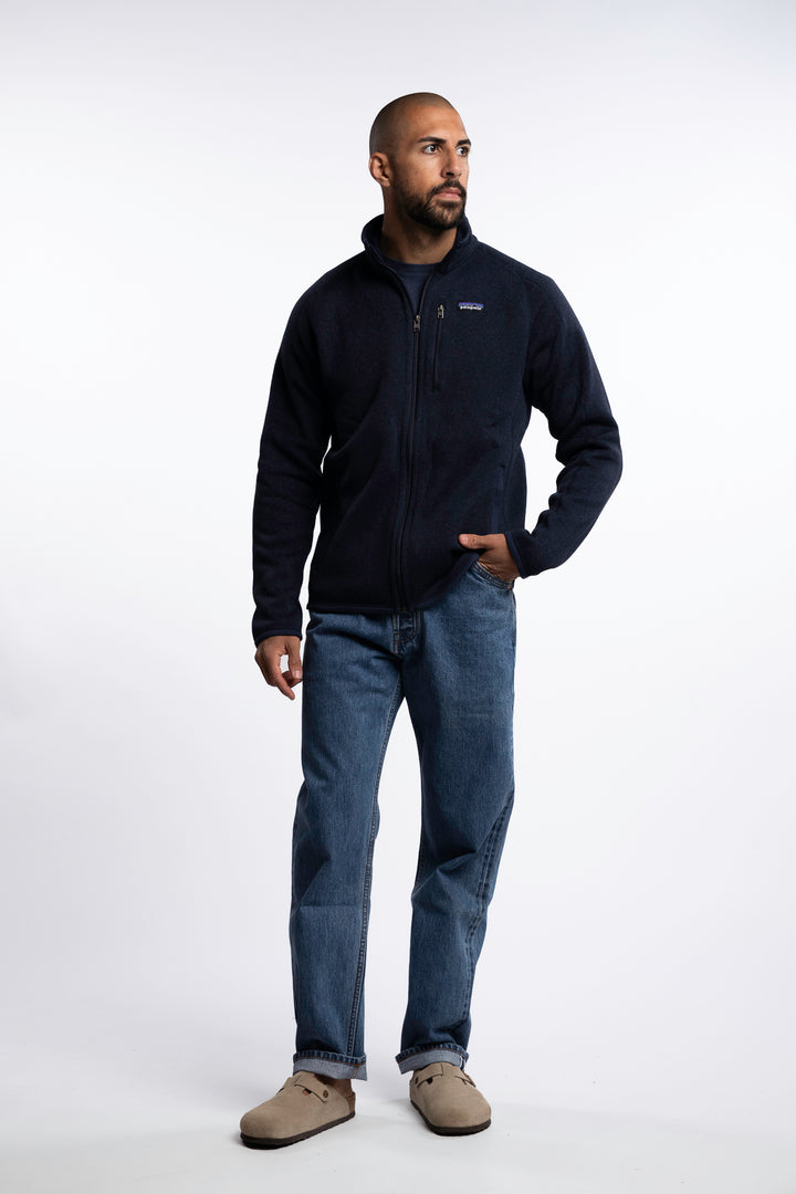 M Better Sweater Jkt New Navy