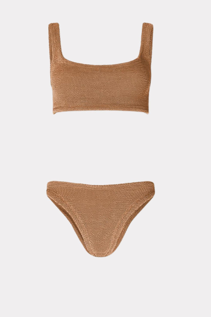Xandra bikini- Metallic Cocoa