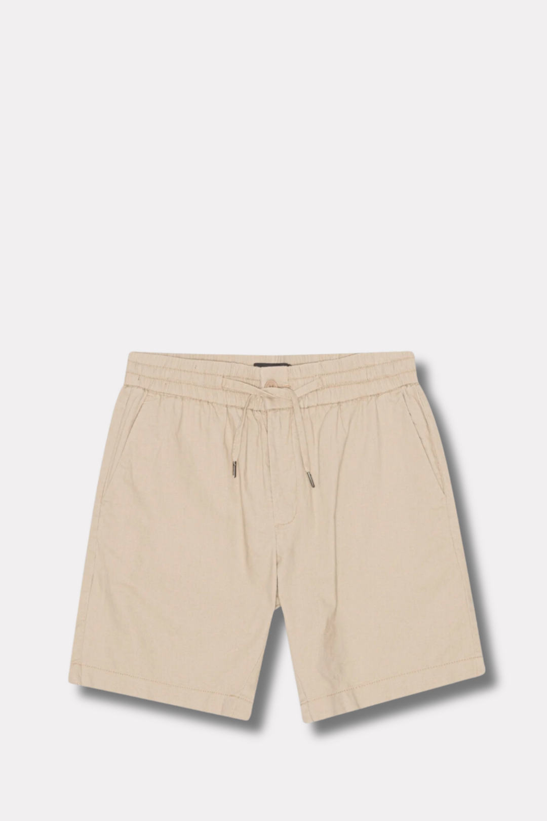 Barcelona Cotton/Linen Shorts Khaki