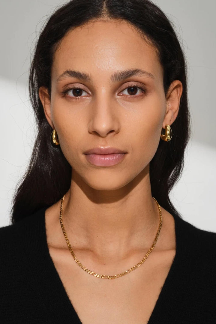 Ice Hoop Medium- Gold