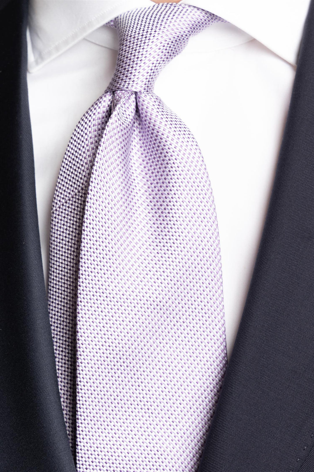 Silk Woven Tie Purple