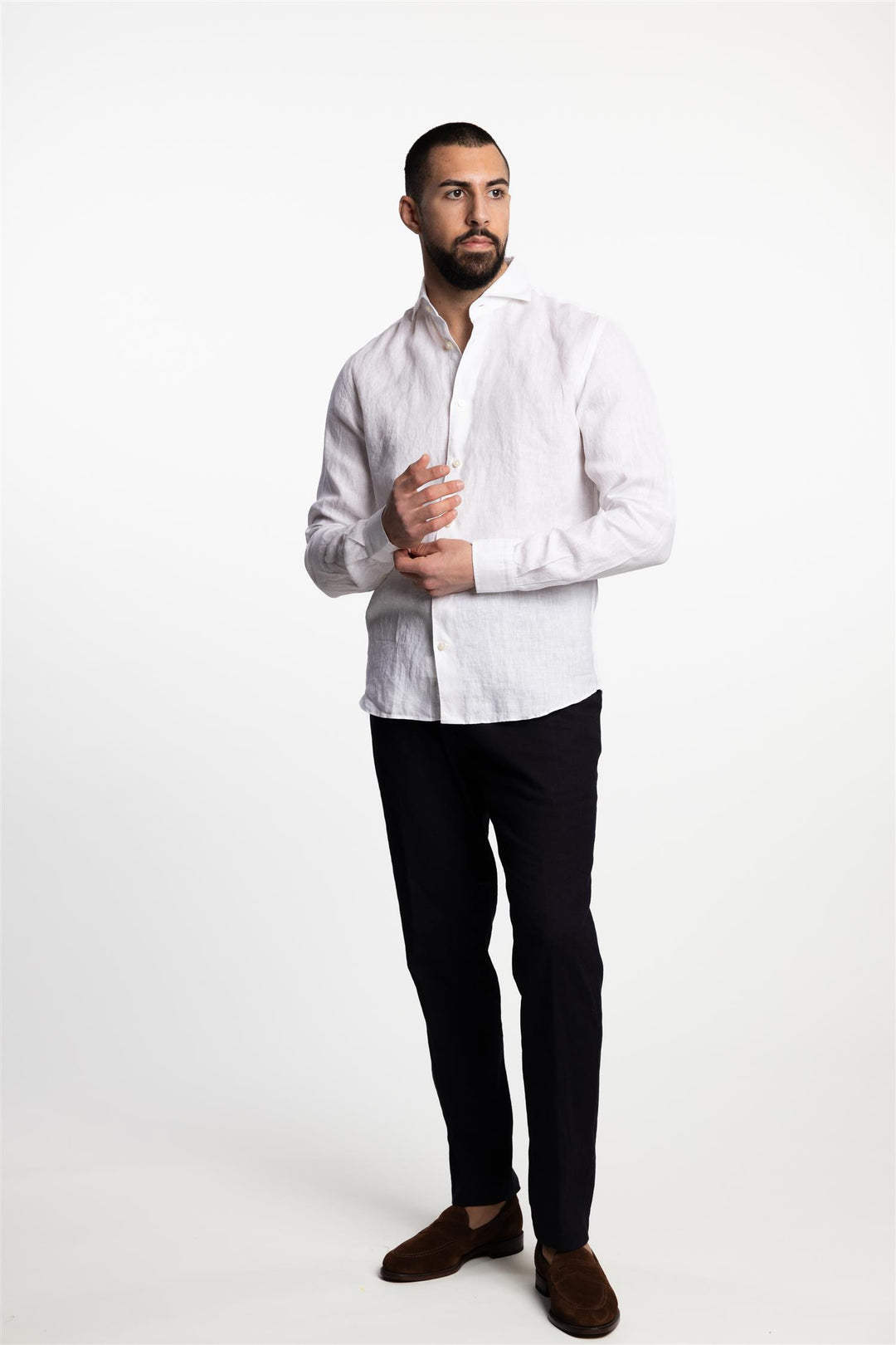Amalfi Linen Shirt White