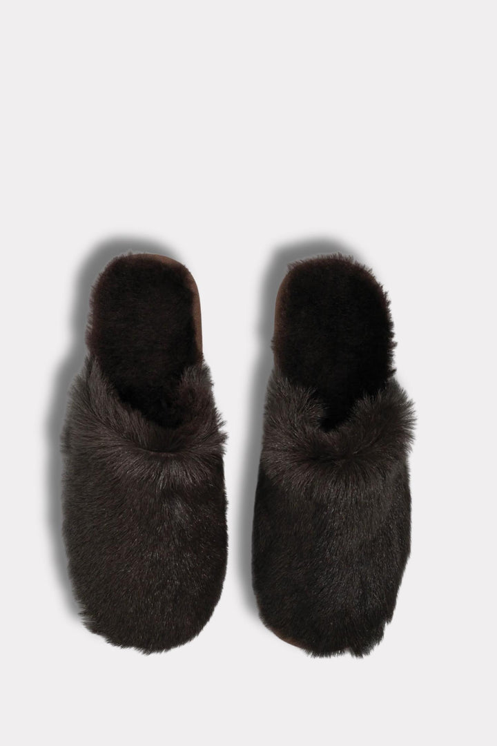 Lodge Slippers- Dark brown
