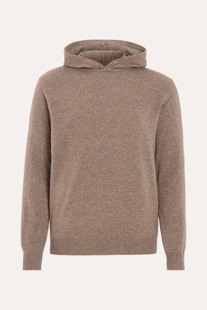 Pascal Wool/Cashmere Hoodie Walnut Beige