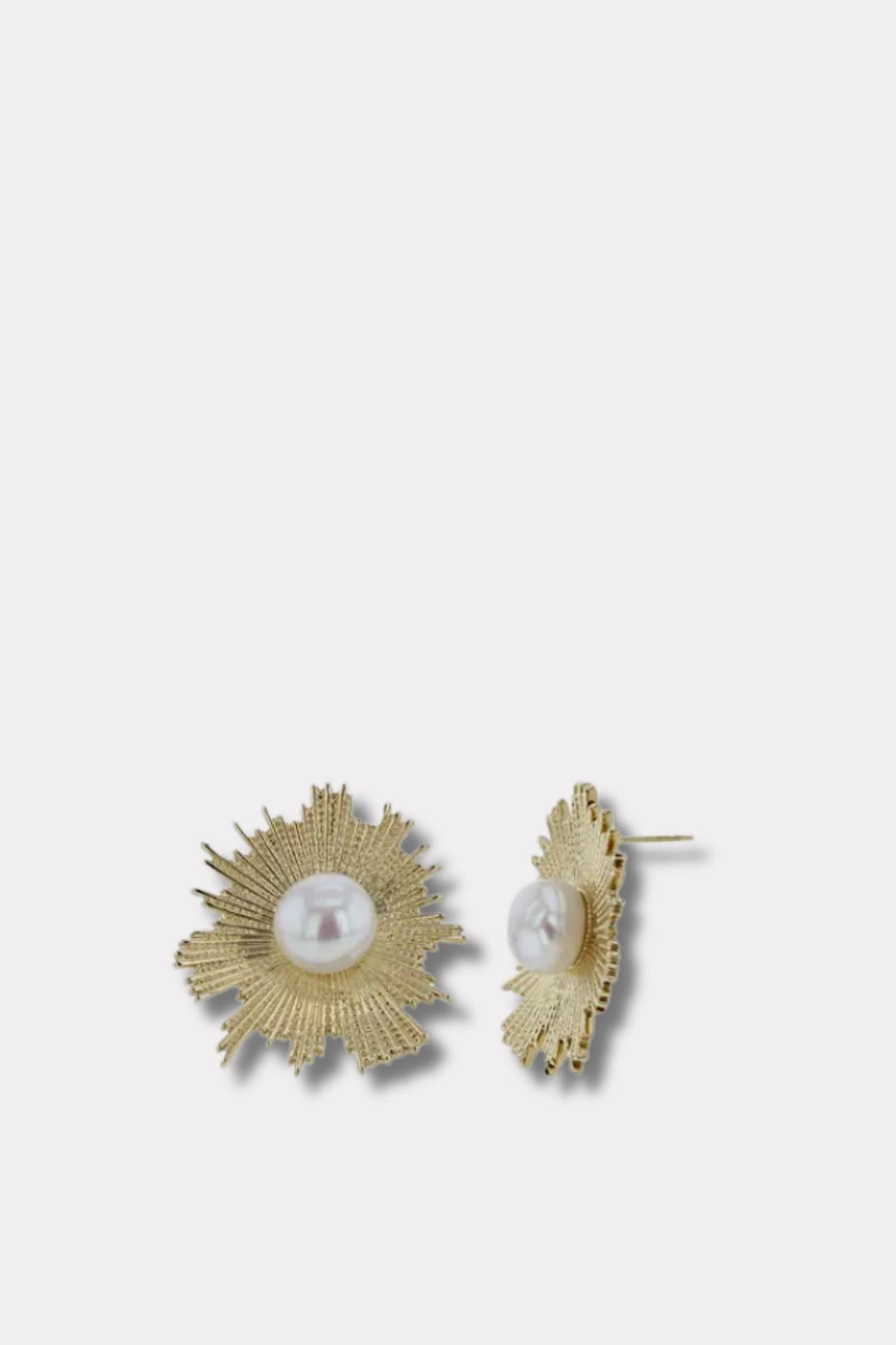 The Beam Earrings- Gold
