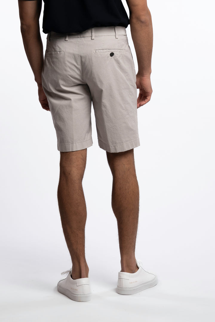 Bermuda Cotton Shorts Pomice