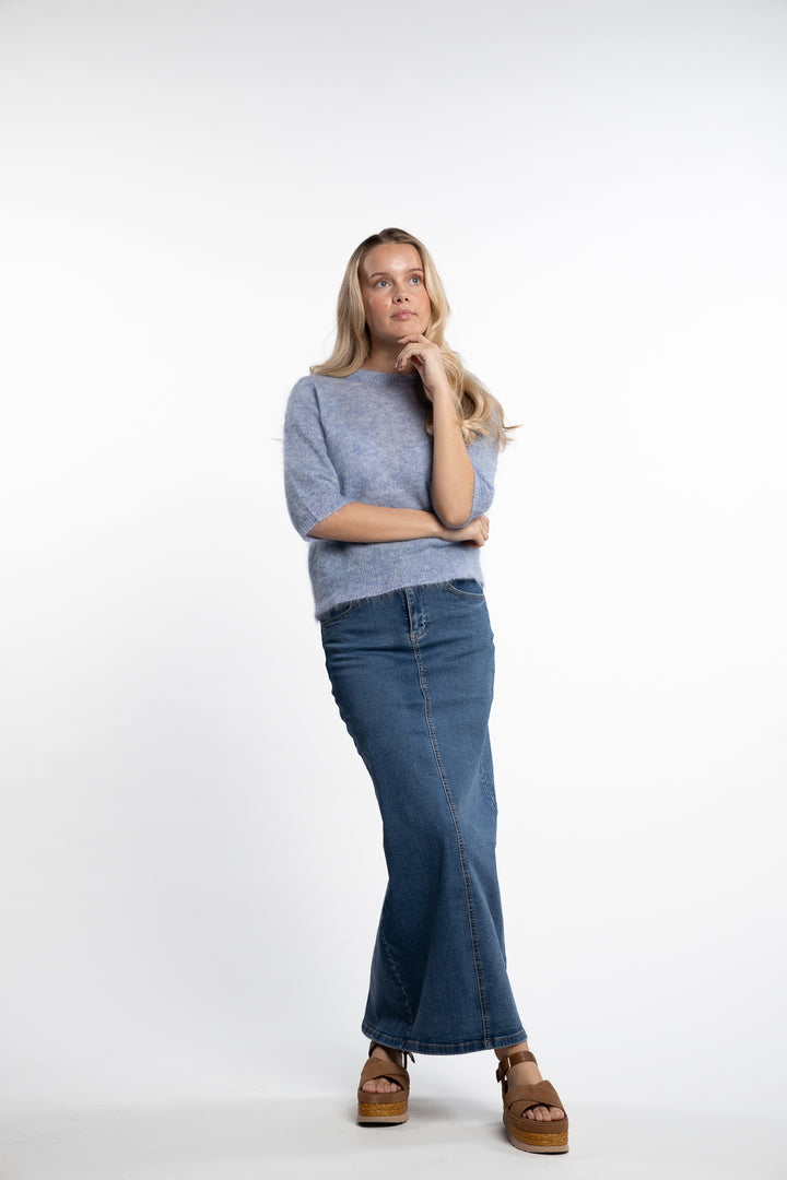 Ulla Chunky Tee- Light Blue