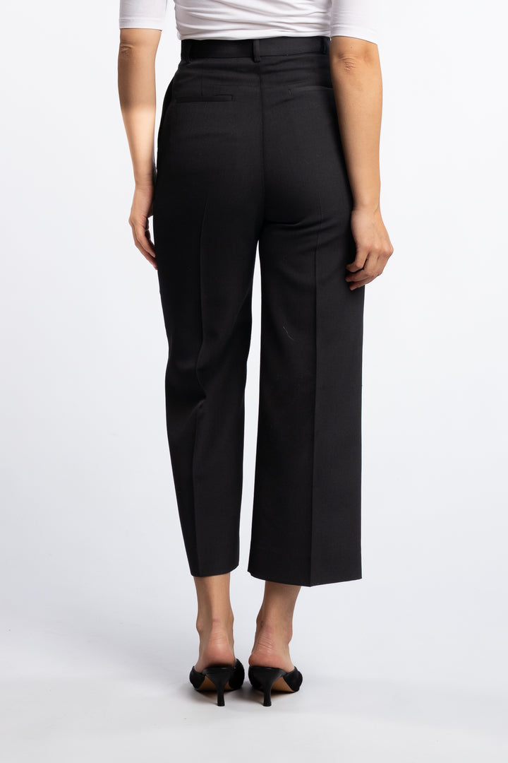 Relaxed Tailored Trousers- Black