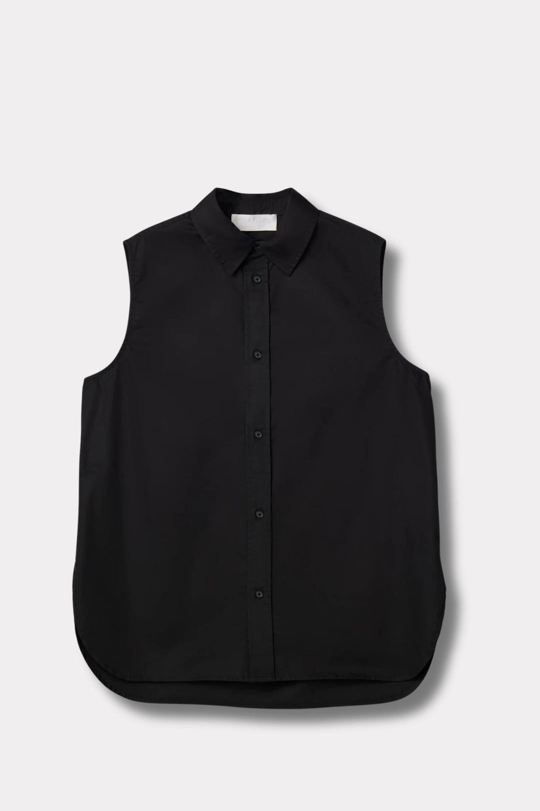 Sleeveless Coastal Shirt- Jet Black