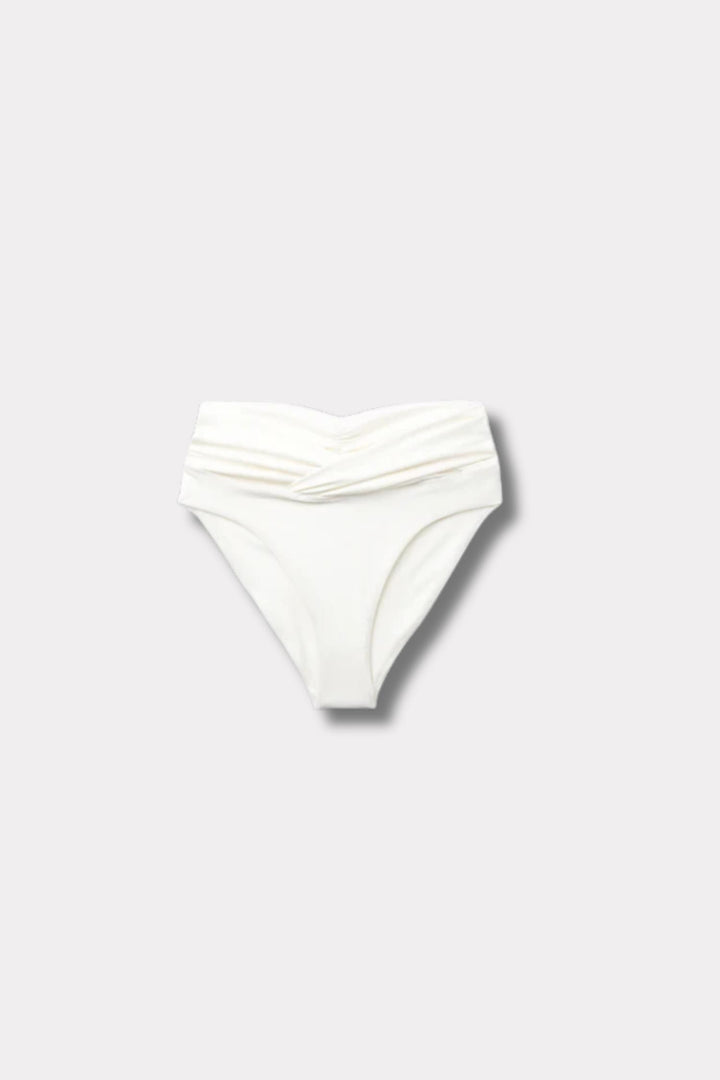 Bay Bikini Bottom- Creme White