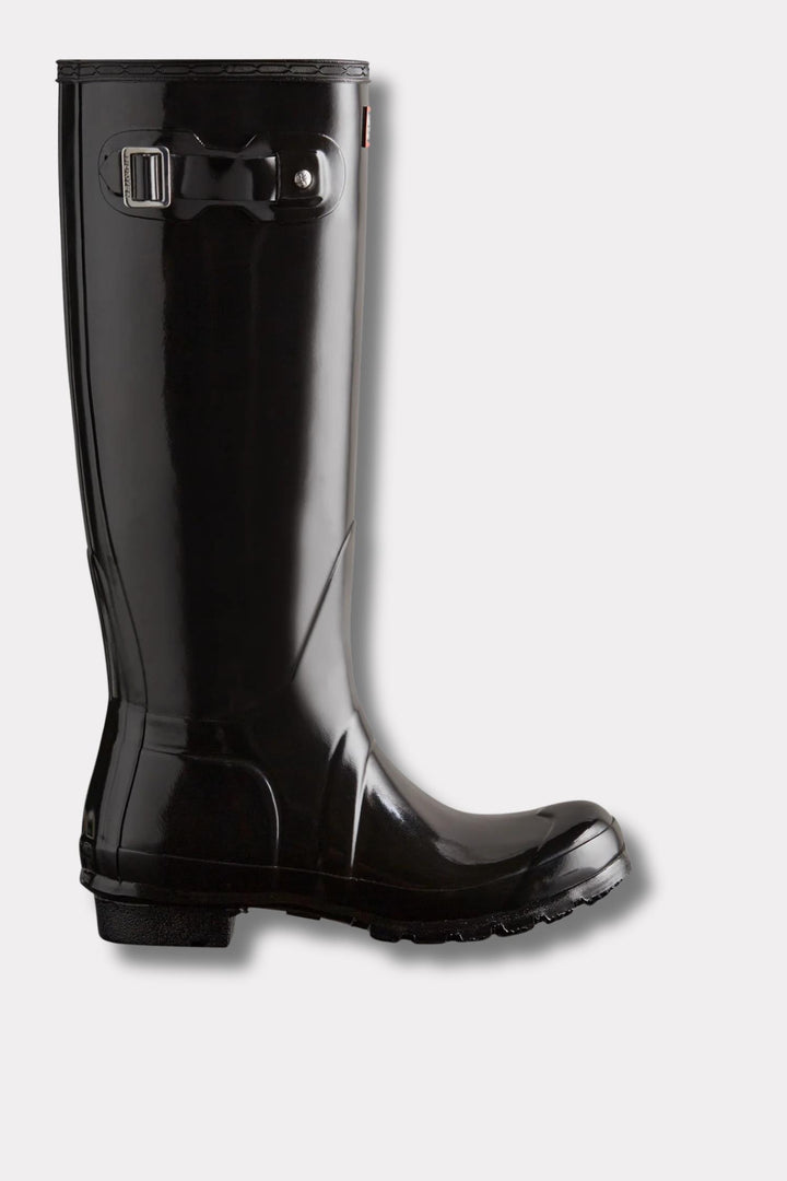 Women's Original Tall Gloss Boots- Black