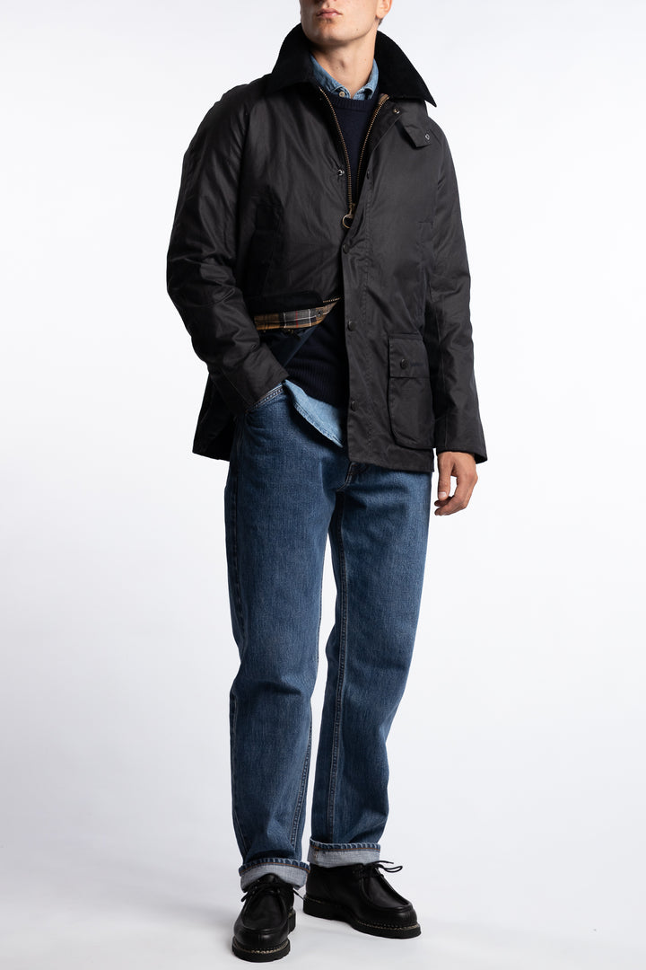 Ashby Wax Jacket Navy