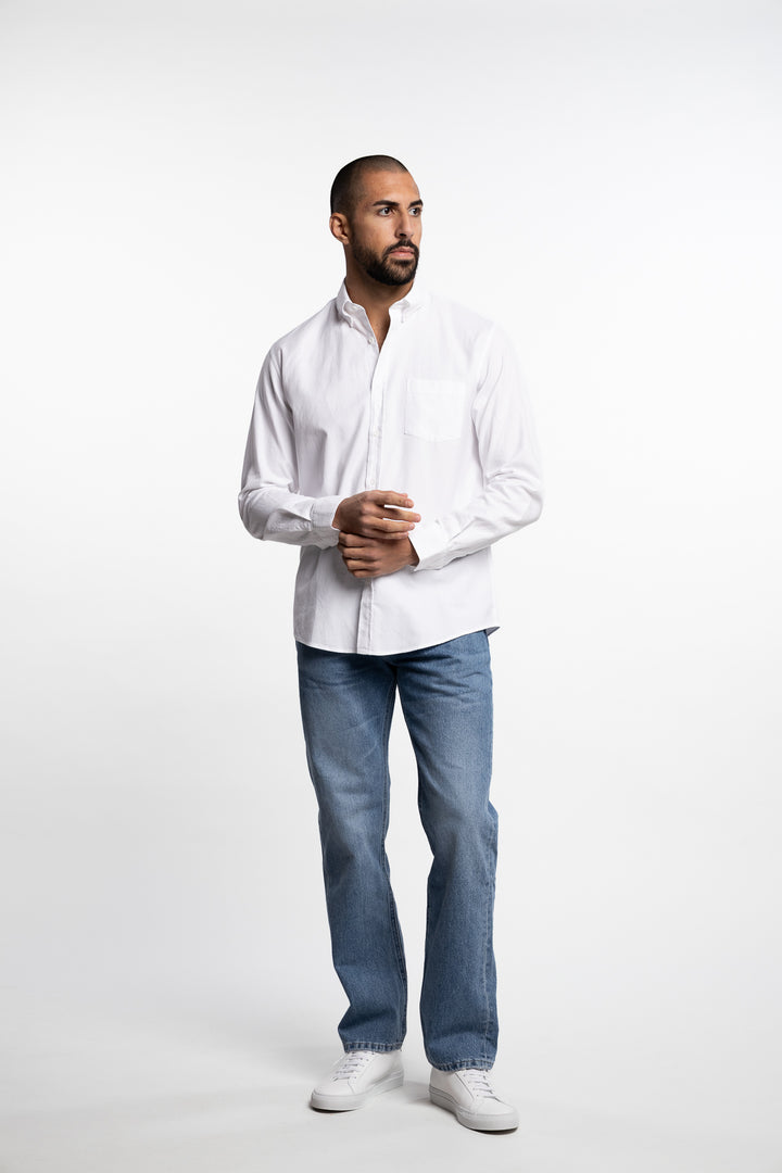 Button Down Oxford shirt White