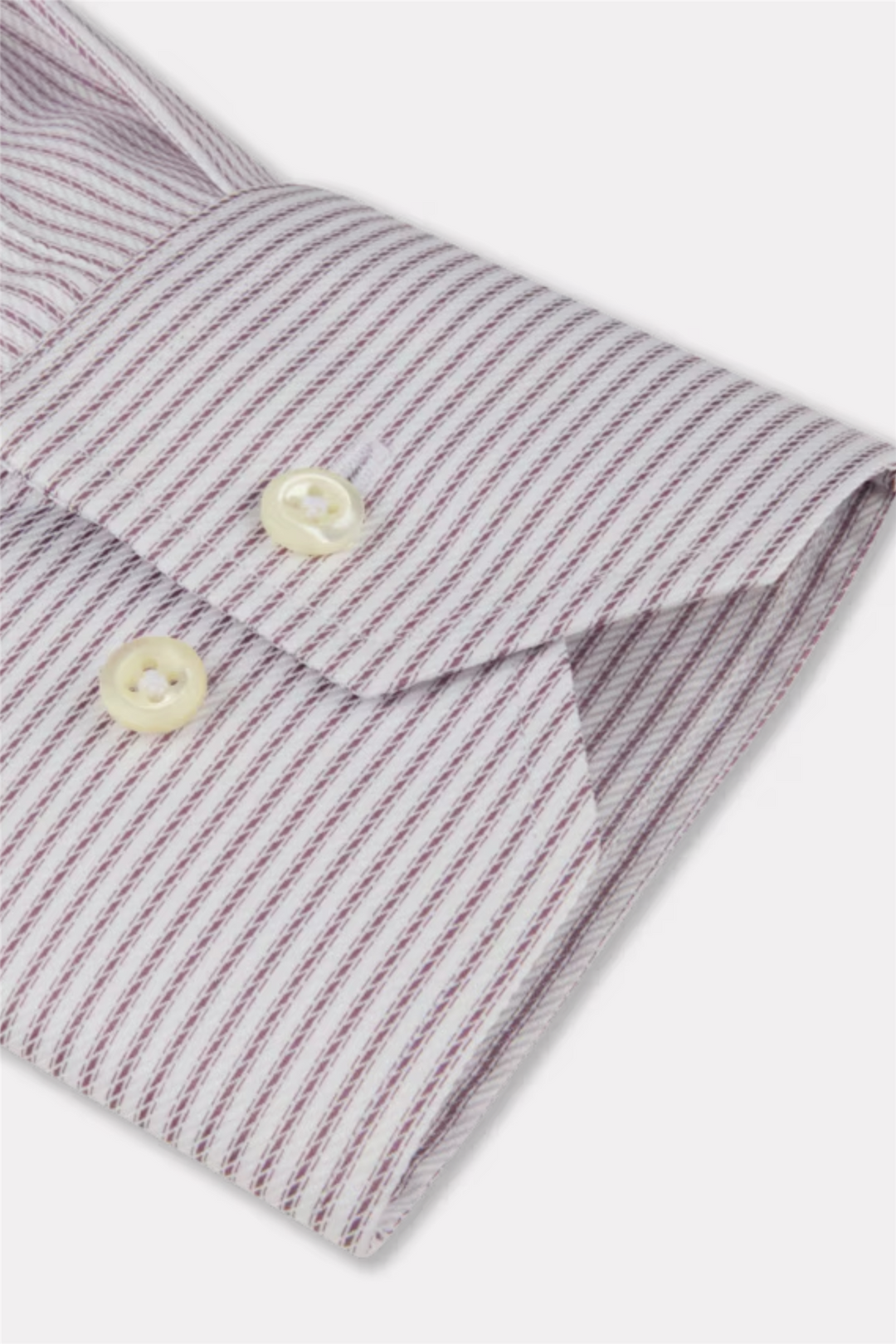 Slimline Red Stripe Twill Shirt