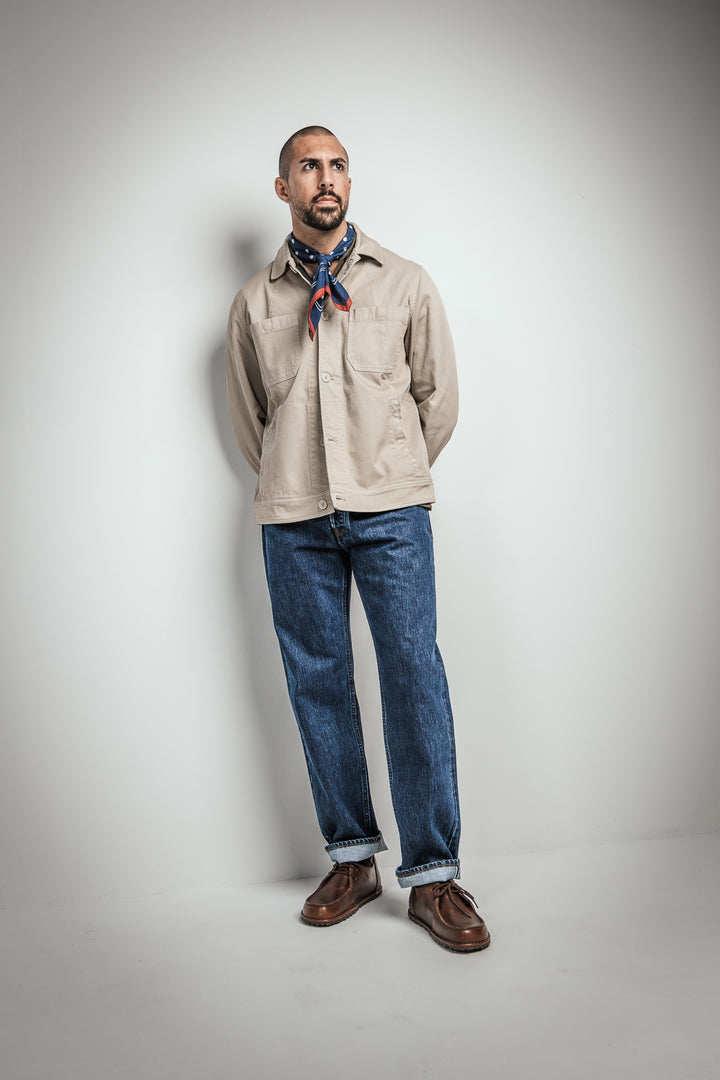 Keegan Denim Style Jacket Beach