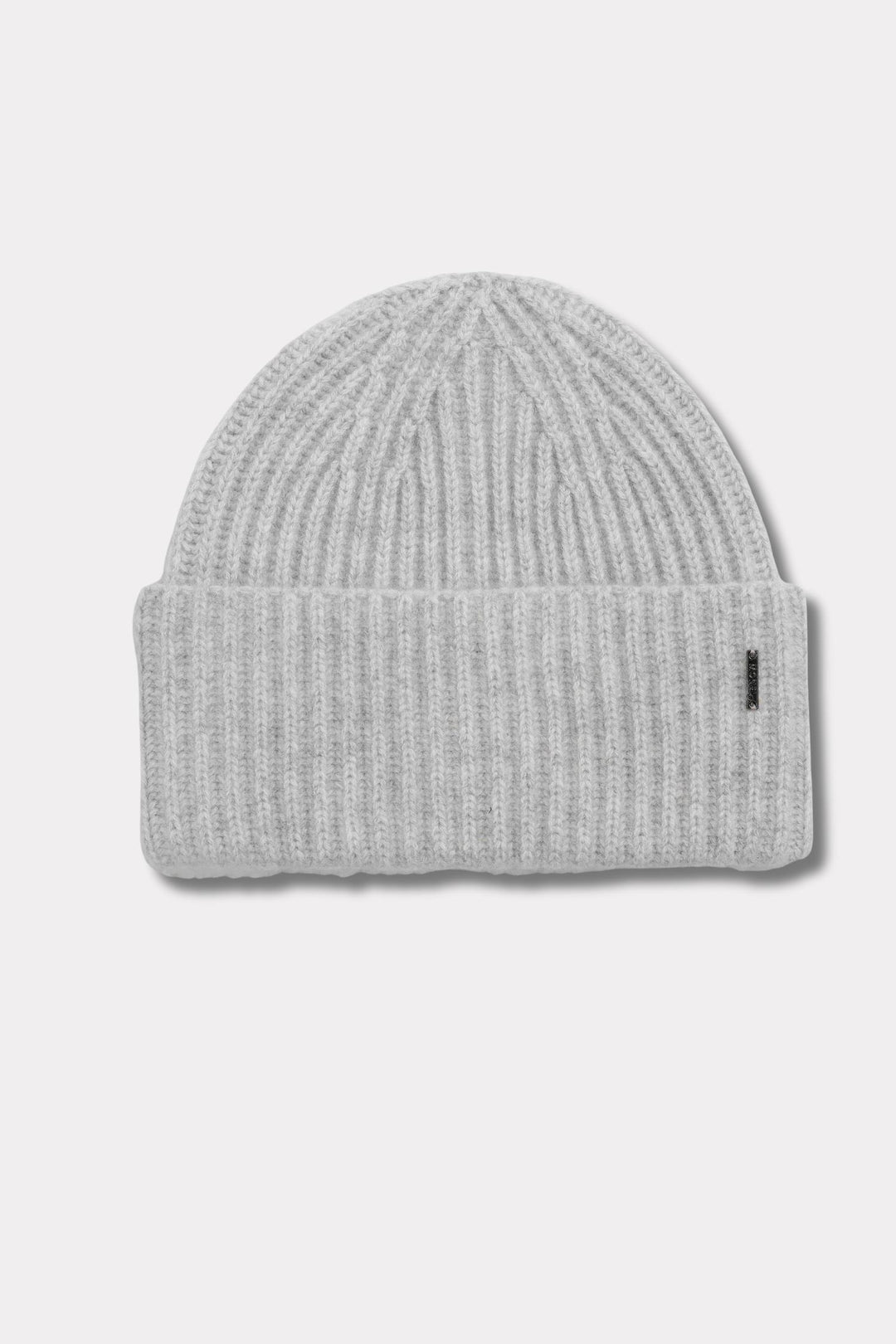 Alba Cashmere Beanie - Medium Grey