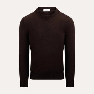 Virgin Wool Crewneck Brown