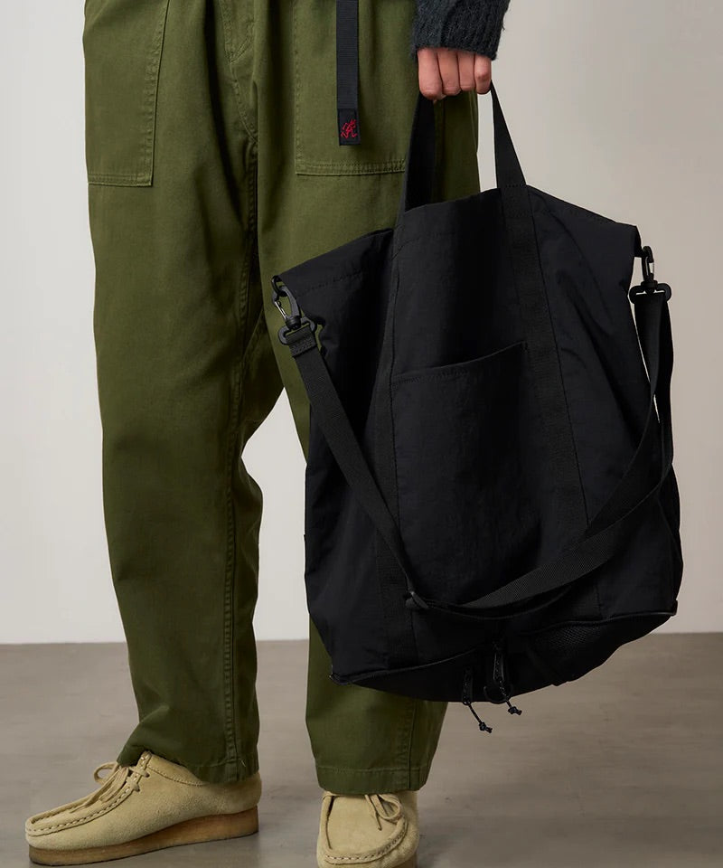 Nylon Packable Tote Black