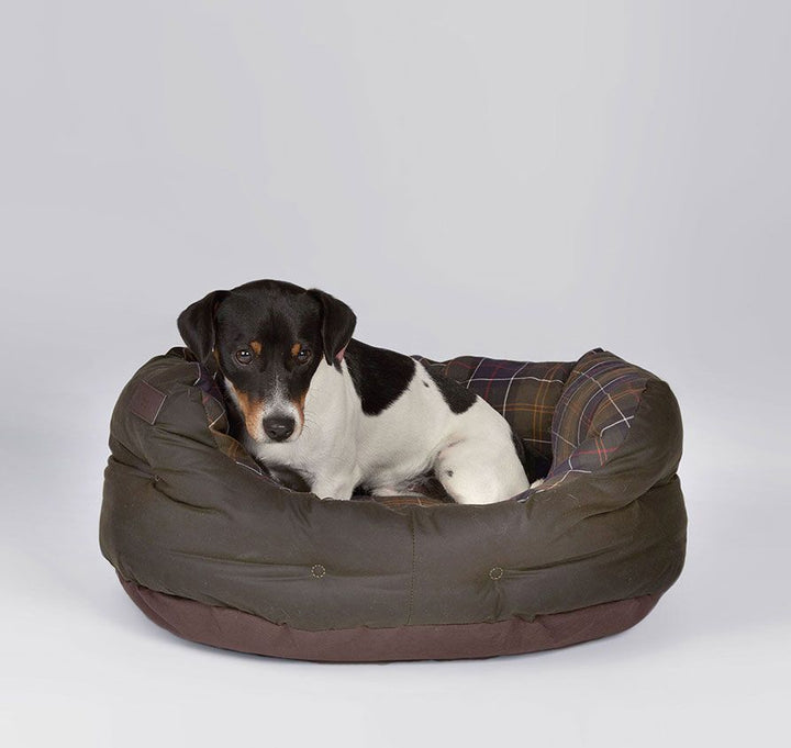Wax Cotton Dog Bed 24 Classic Tartan