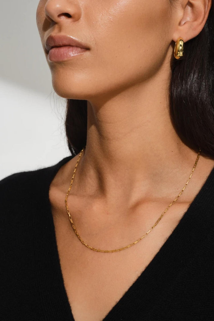 Ice Hoop Medium- Gold