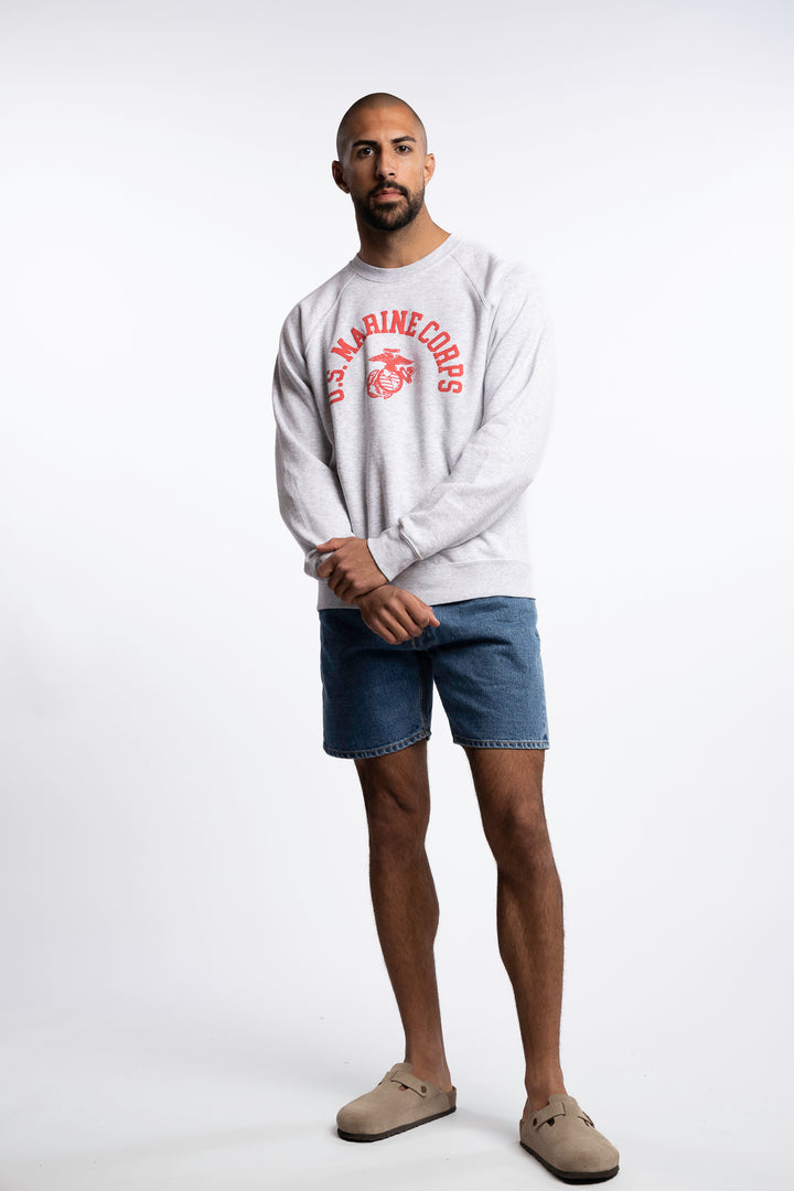 Corps Crewneck Raglan Sweatshirt Grey