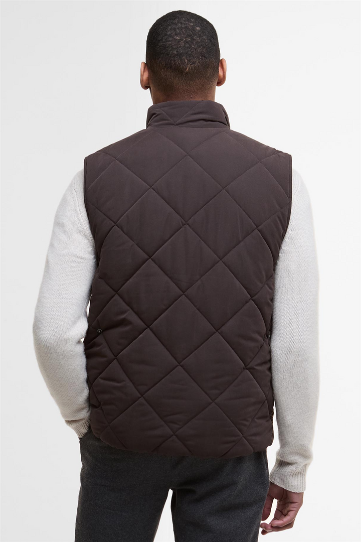 City Chelsea Quilted Gilet Brown