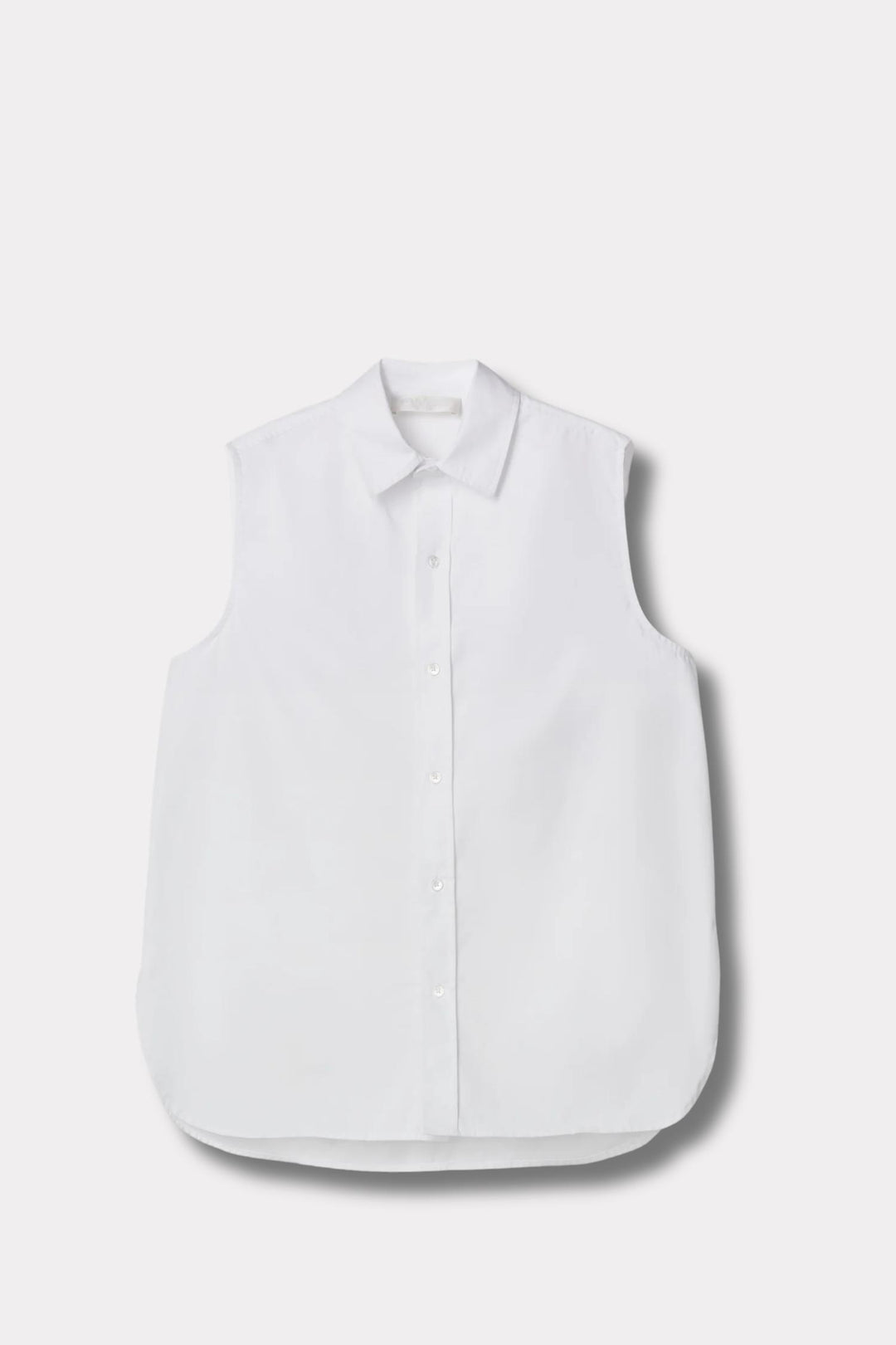 Sleeveless Coastal Shirt- Bright White