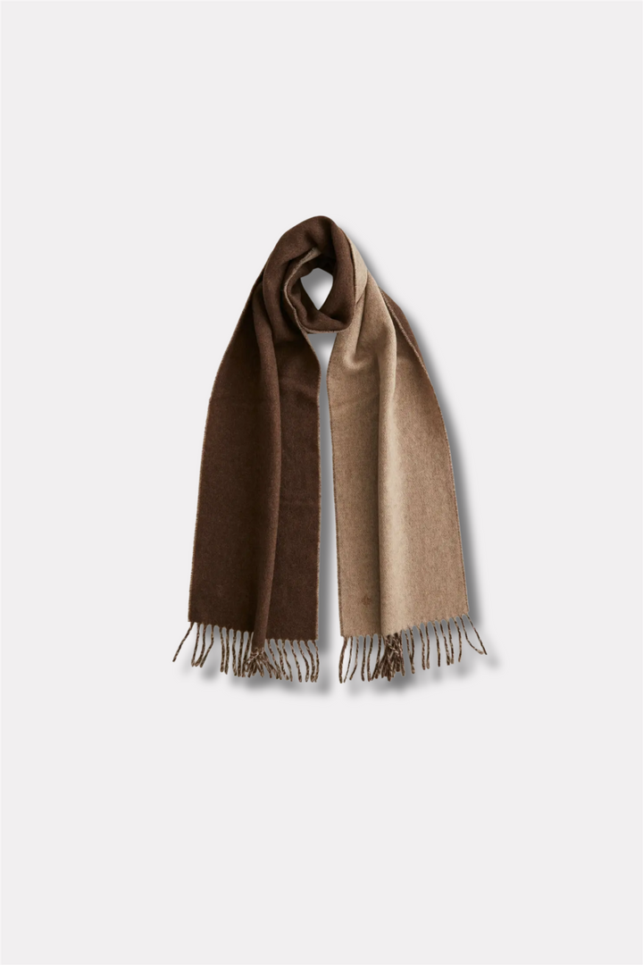 Double Face Scarf Brown