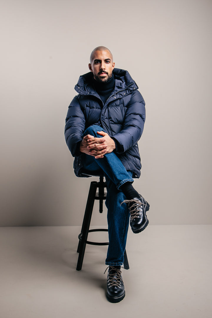 Chamonix Down Parka Navy